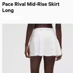 Lululemon Pace Rival Mid-Rise Skirt - Size 8 (15")